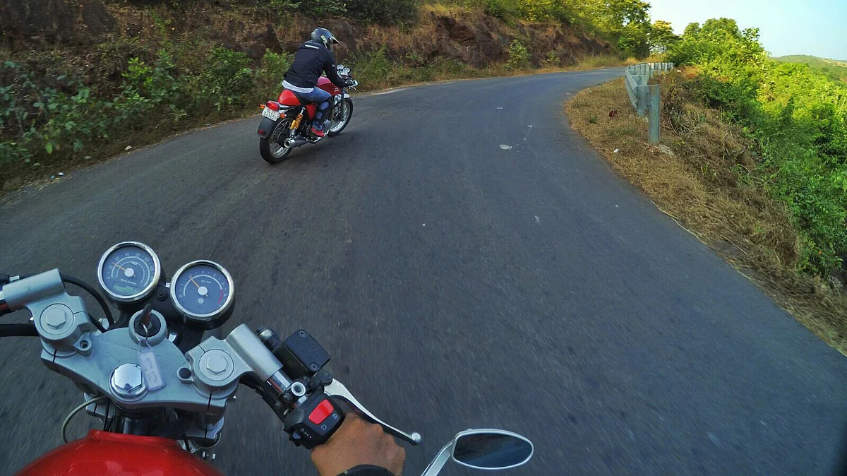 Bikers riding along the highway. (Photo: <b>The Quint</b>)