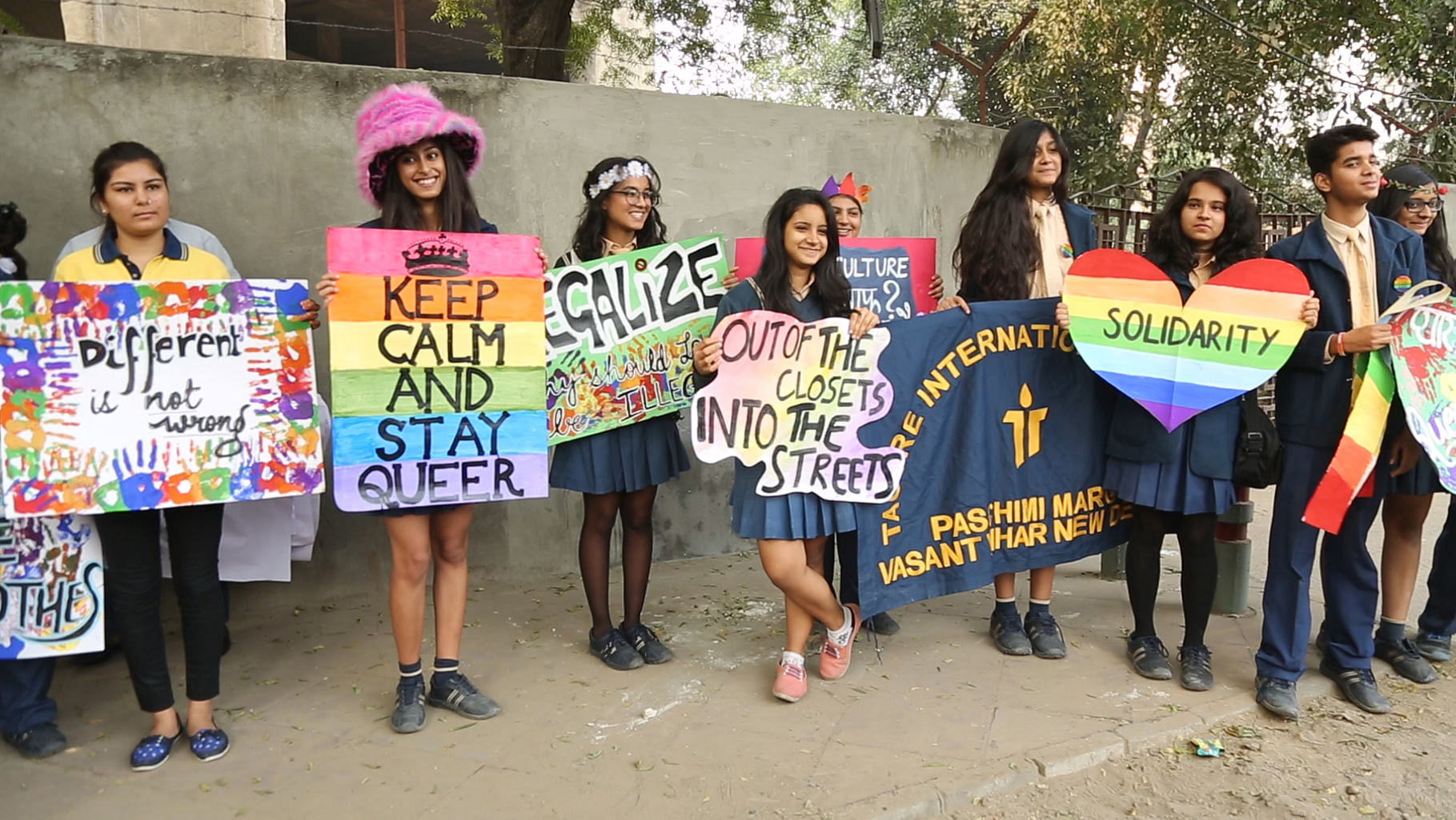The 2015 Delhi Queer Pride. (Photo: The Quint)