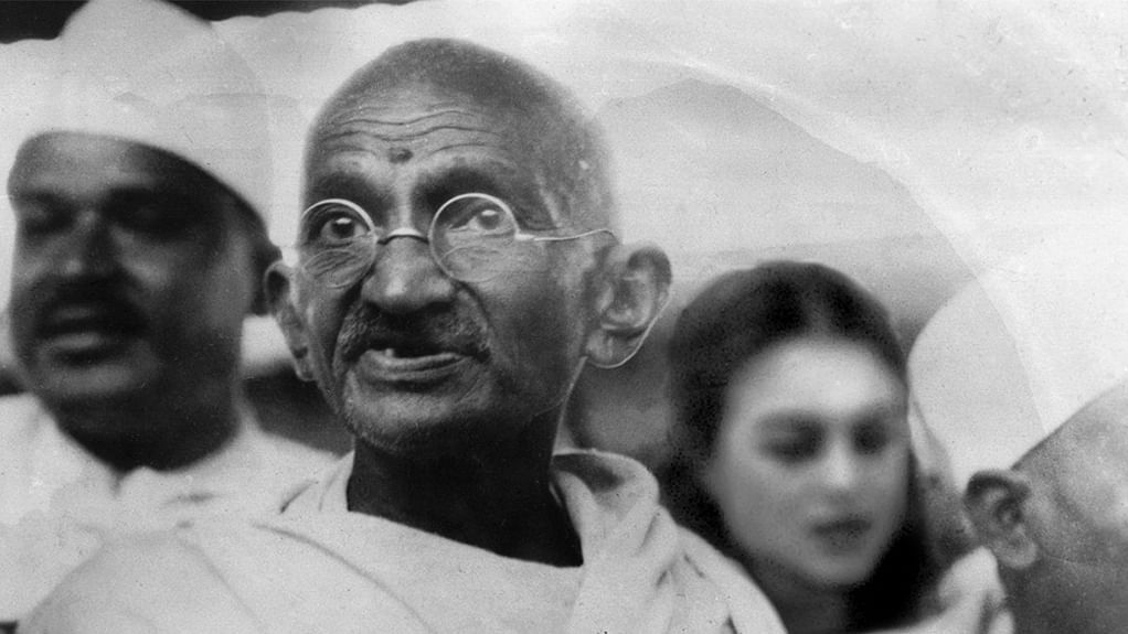 <div class="paragraphs"><p>File photo of Mohandas K Gandhi.&nbsp;</p></div>