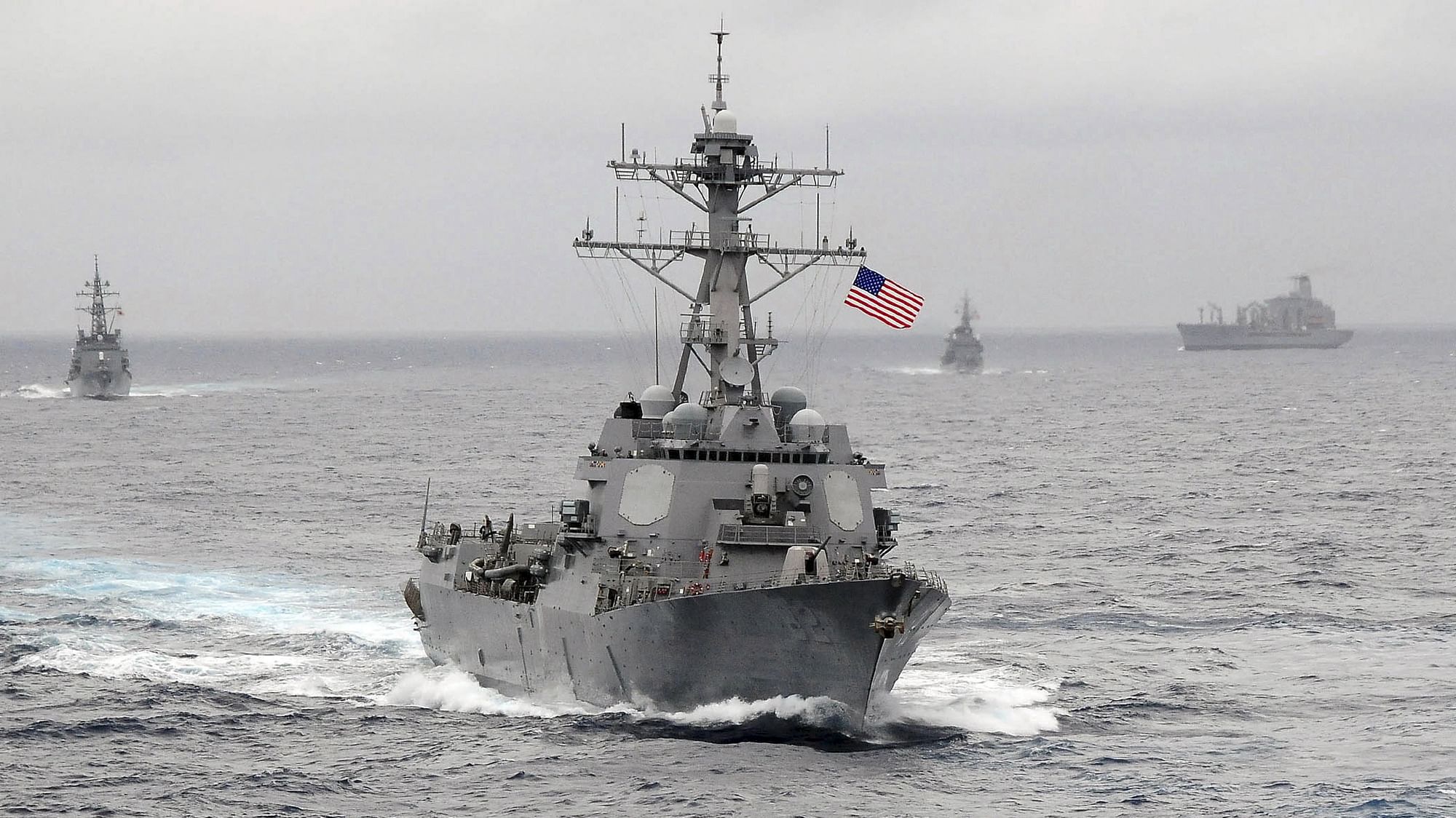 US Navy guided-missile destroyer USS Lassen sails in the Pacific Ocean in a November 2009 photo provided by the US Navy. (Photo: Reuters)