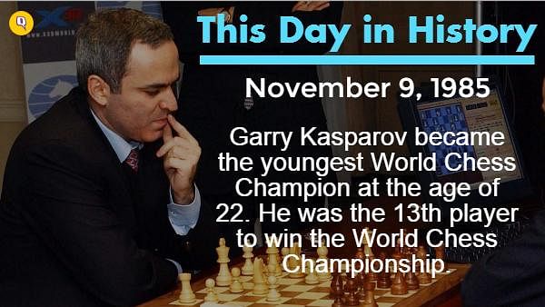 Garry Kasparov Becomes World Chess Champion - On This Day