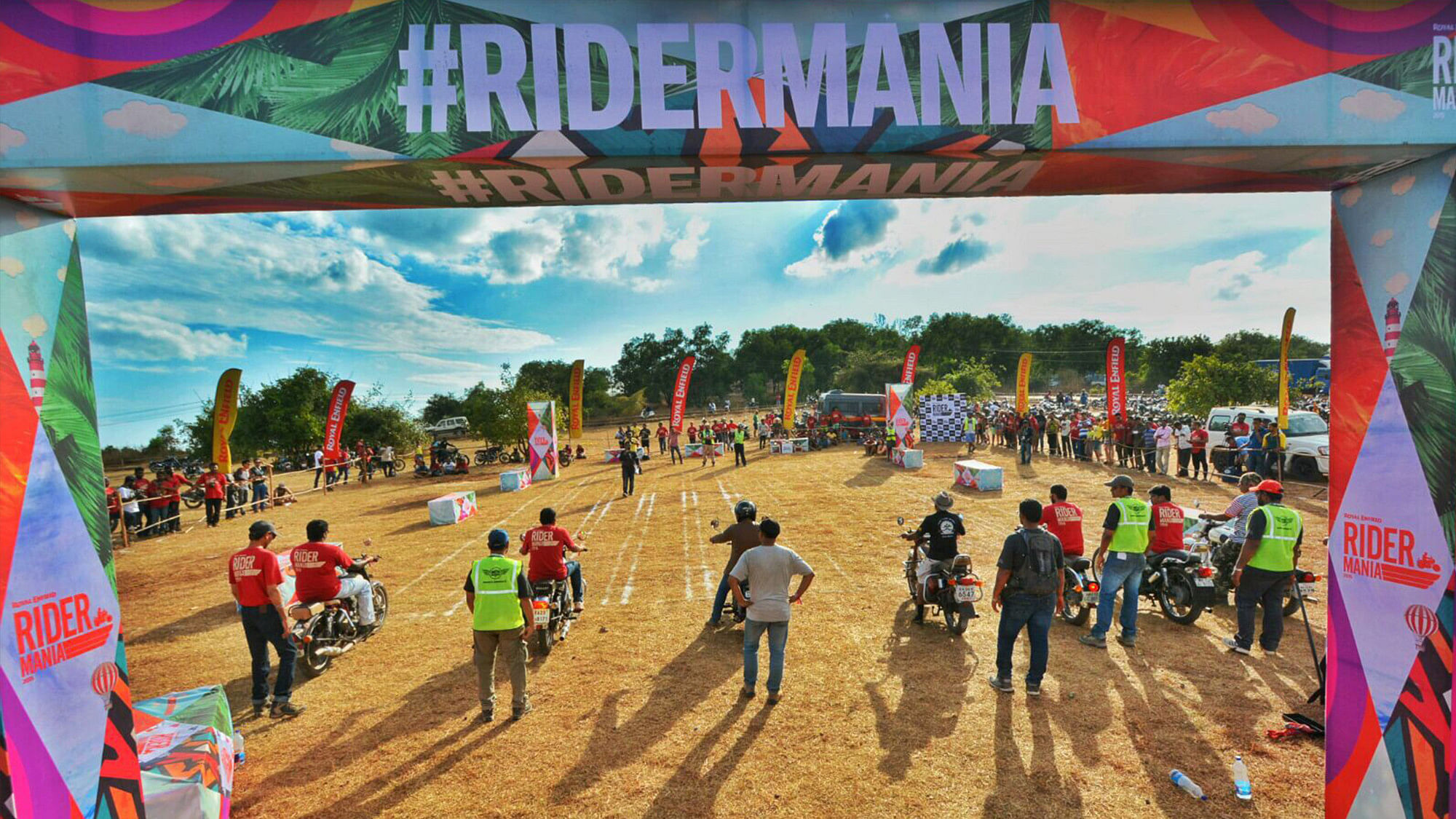The Royal Enfield Rider Mania 2015 is being held at Vagator, Goa in its 10th edition. (Photo: <b>The Quint</b>)