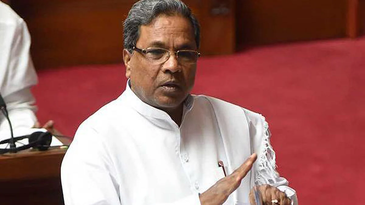 Karnataka Chief Minister Siddaramaiah. 