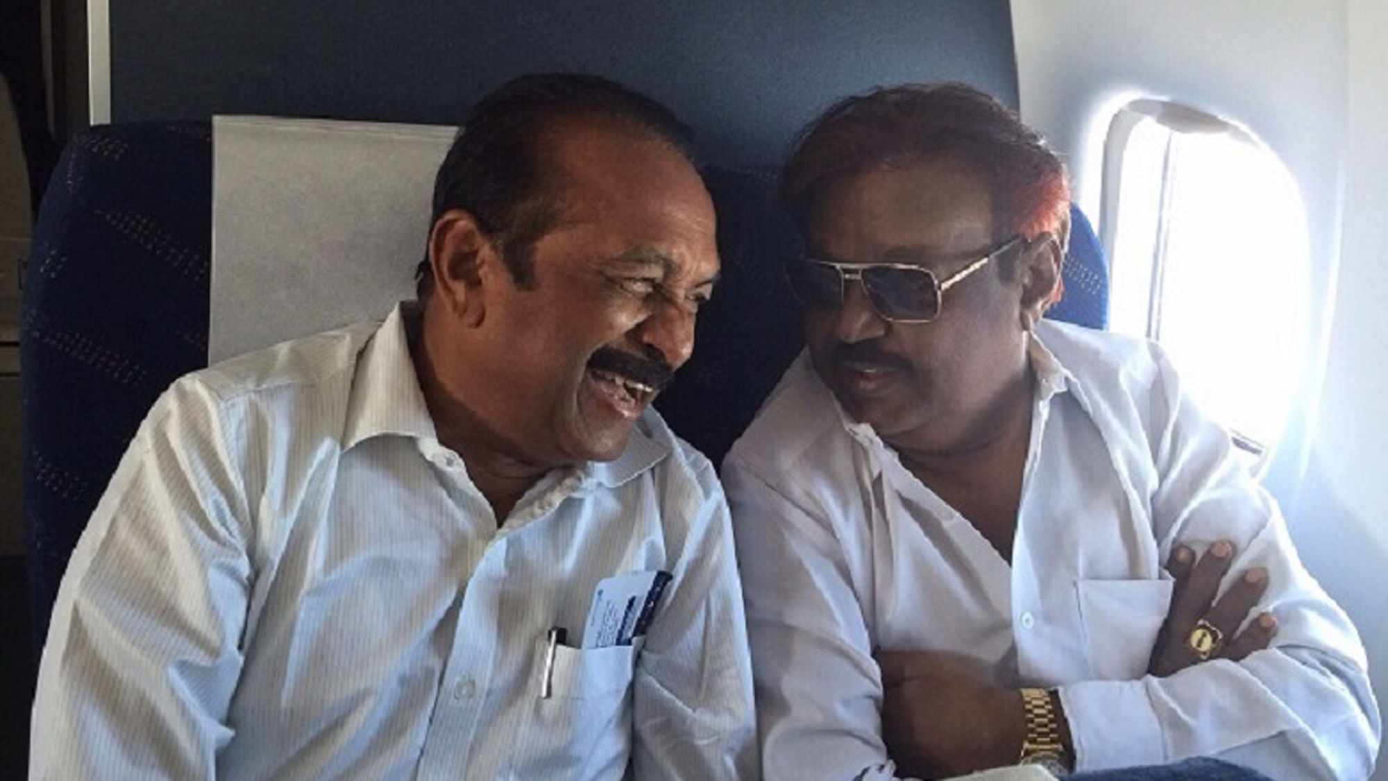 File picture of Vaiko (L) and Vijayakanth (R). (Photo Courtesy: The News Minute)