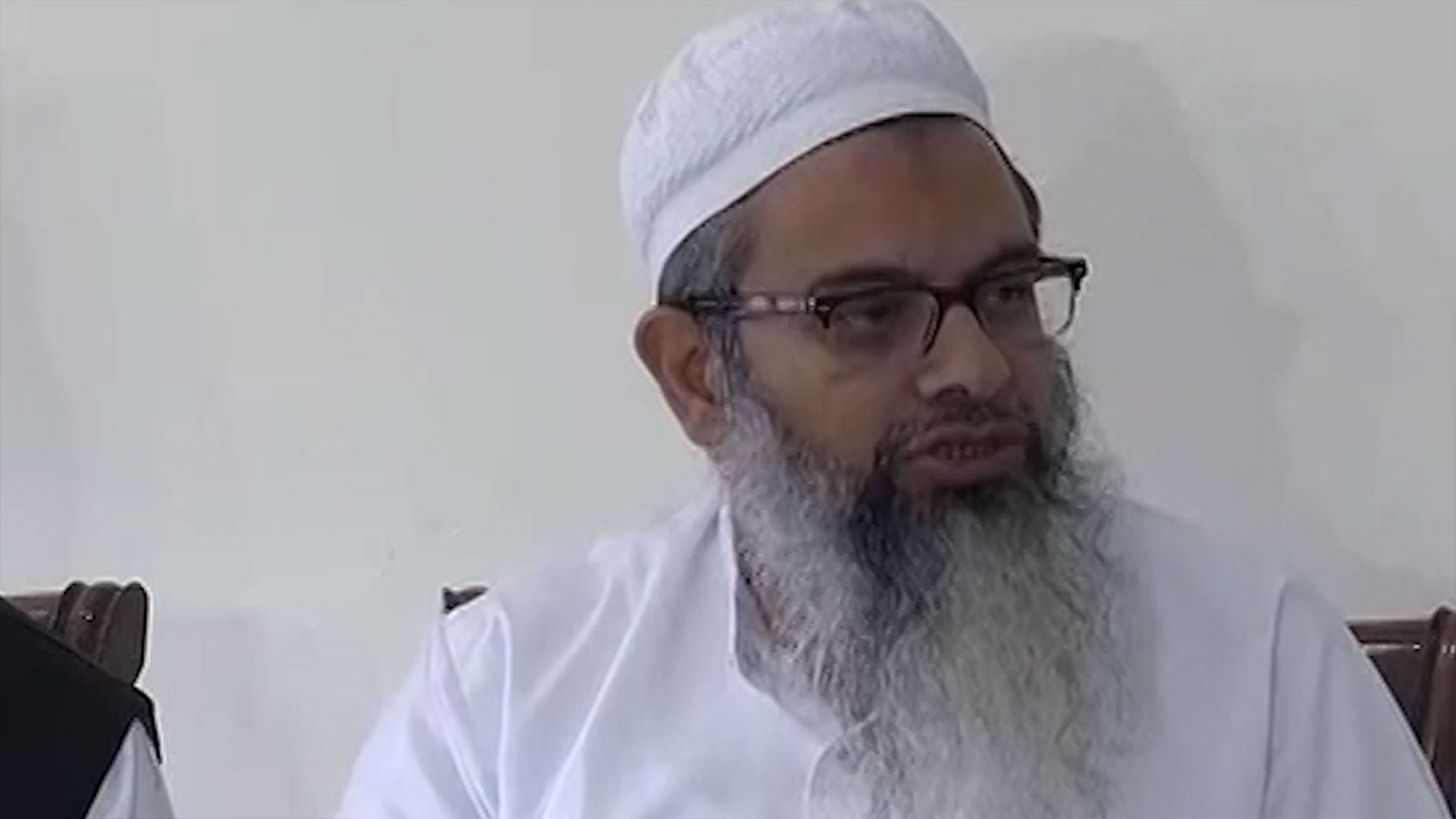 Maula Mehmood Madani, general secretary, Jamiat Ulema-e-Hind. (Photo: ANI screengrab)