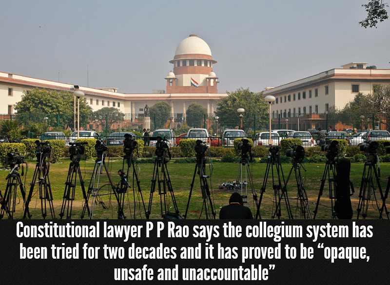 

A five-judge bench  overturned the 99th constitutional amendment which replaced the collegium system with NJAC.