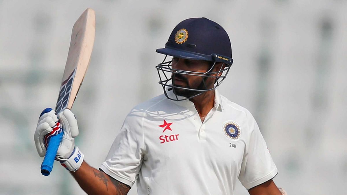 Ravindra Jadeja scored 38 runs and picked up a wicket in his comeback Test for India.