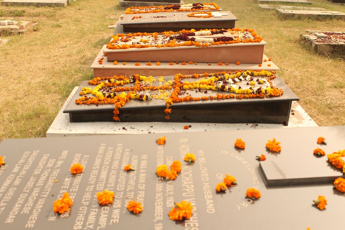 The newer graves are decorated and tended to by close friends and relatives. (Photo: <b>The Quint</b>)