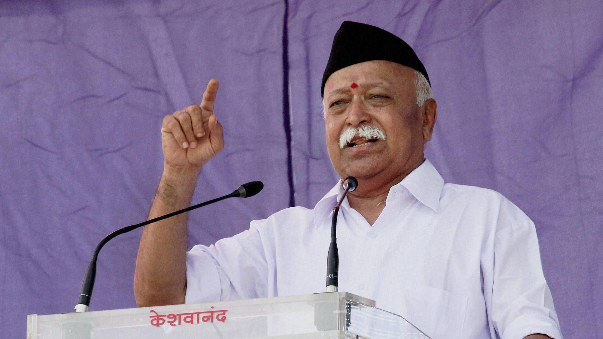 RSS chief Mohan Bhagwat. (Photo: PTI)