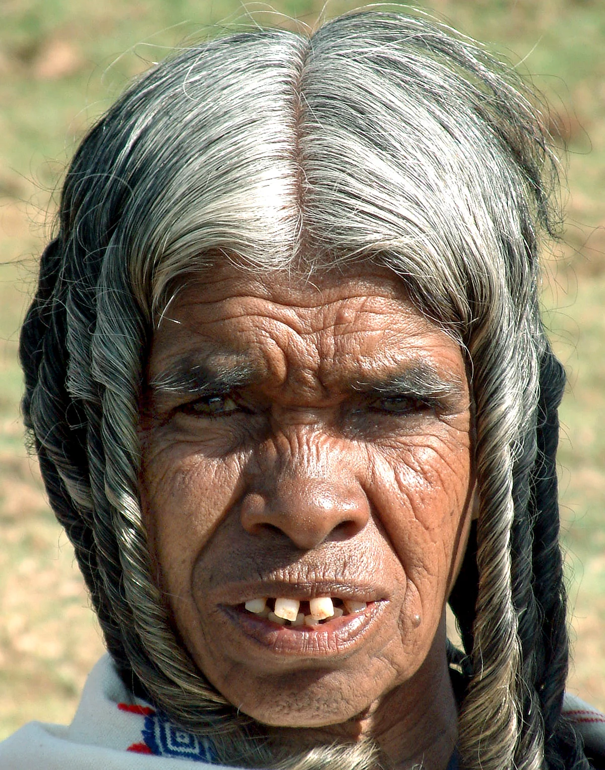 A Toda tribal woman sports a hairstyle typical of her tribe in the Nilgiri hills in Udhagamandalam in southern India’s Tamil Nadu state. (Photo: Reuters)