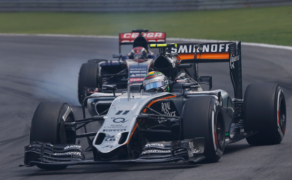 

Force India clinched the fifth place in the Formula one team standings in the Brazilian Grand Prix.