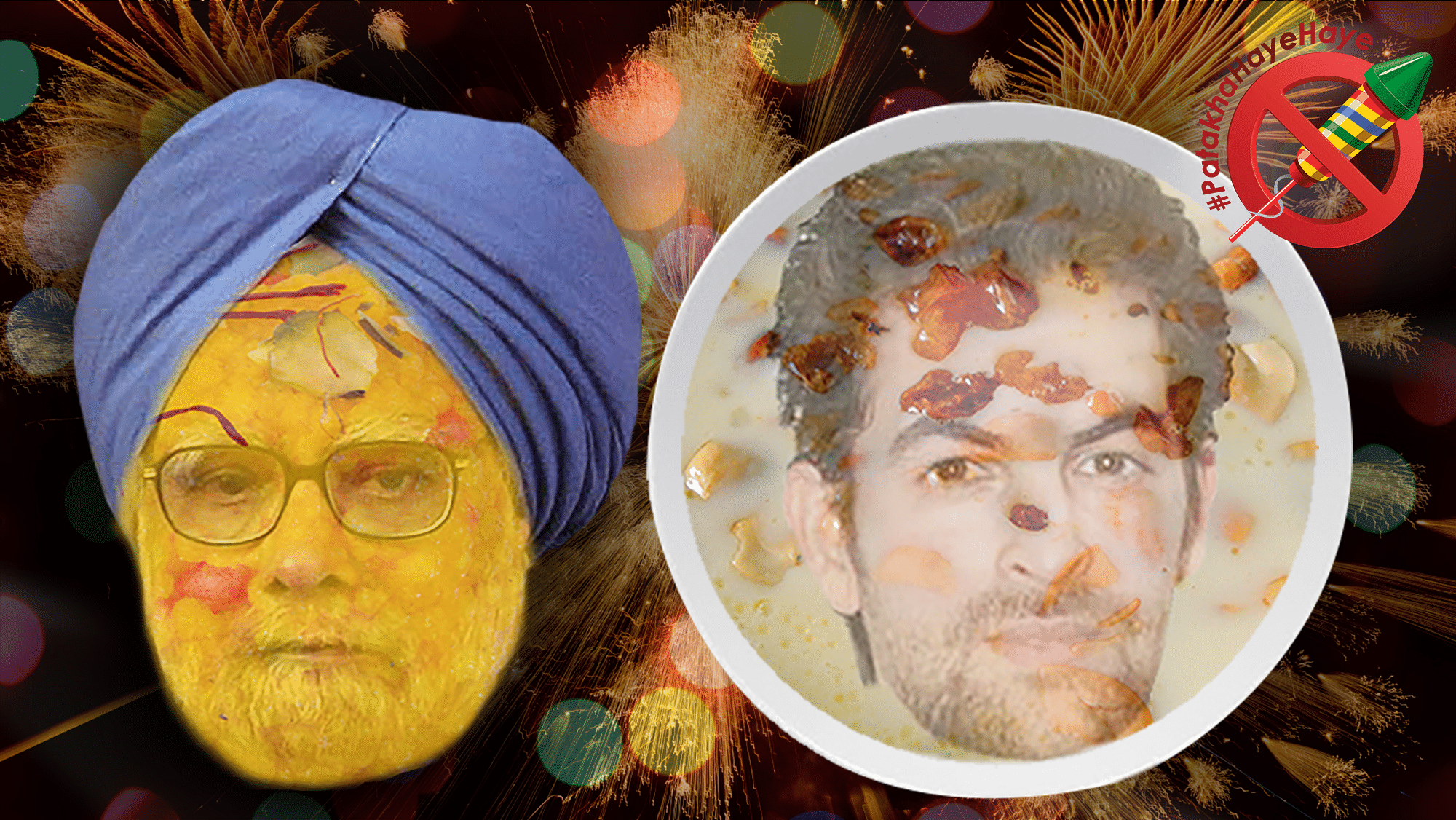 Celebrate Diwali with Zombyum – White Dish with Johnny Gaddar and Manmohan Motichur. ( Lijumol Joseph/<b>The Quint)</b>