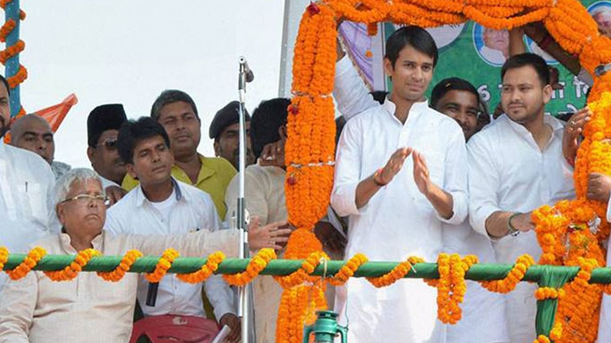 BJP accused Lalu of being a ‘shadow minister’ and ‘proxy’ for his son Tej Pratap Yadav, the state’s health minister. 
