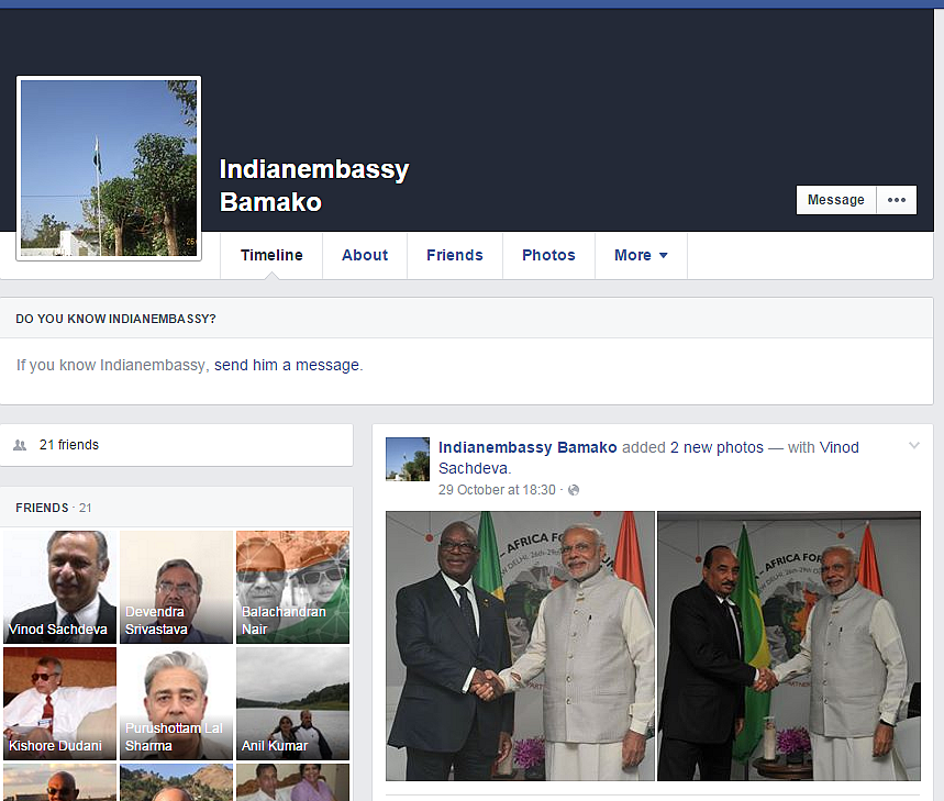 No official statement has been issued by the Indian embassy in Bamako.