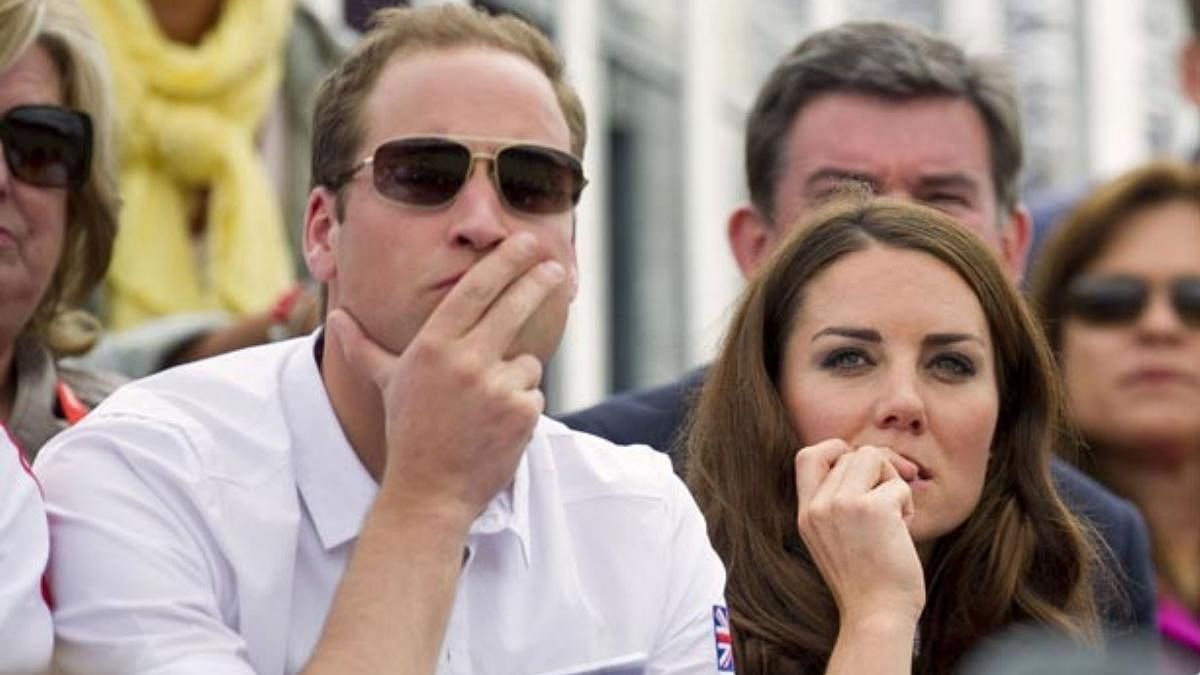 Nail biting moment for the Duchess of Cambridge as she cheers for Team Great Britain at the 2012 Olympics (Photo: Instagram/@<a href="http://www.gettyimages.com/">Karwai Tang</a>)