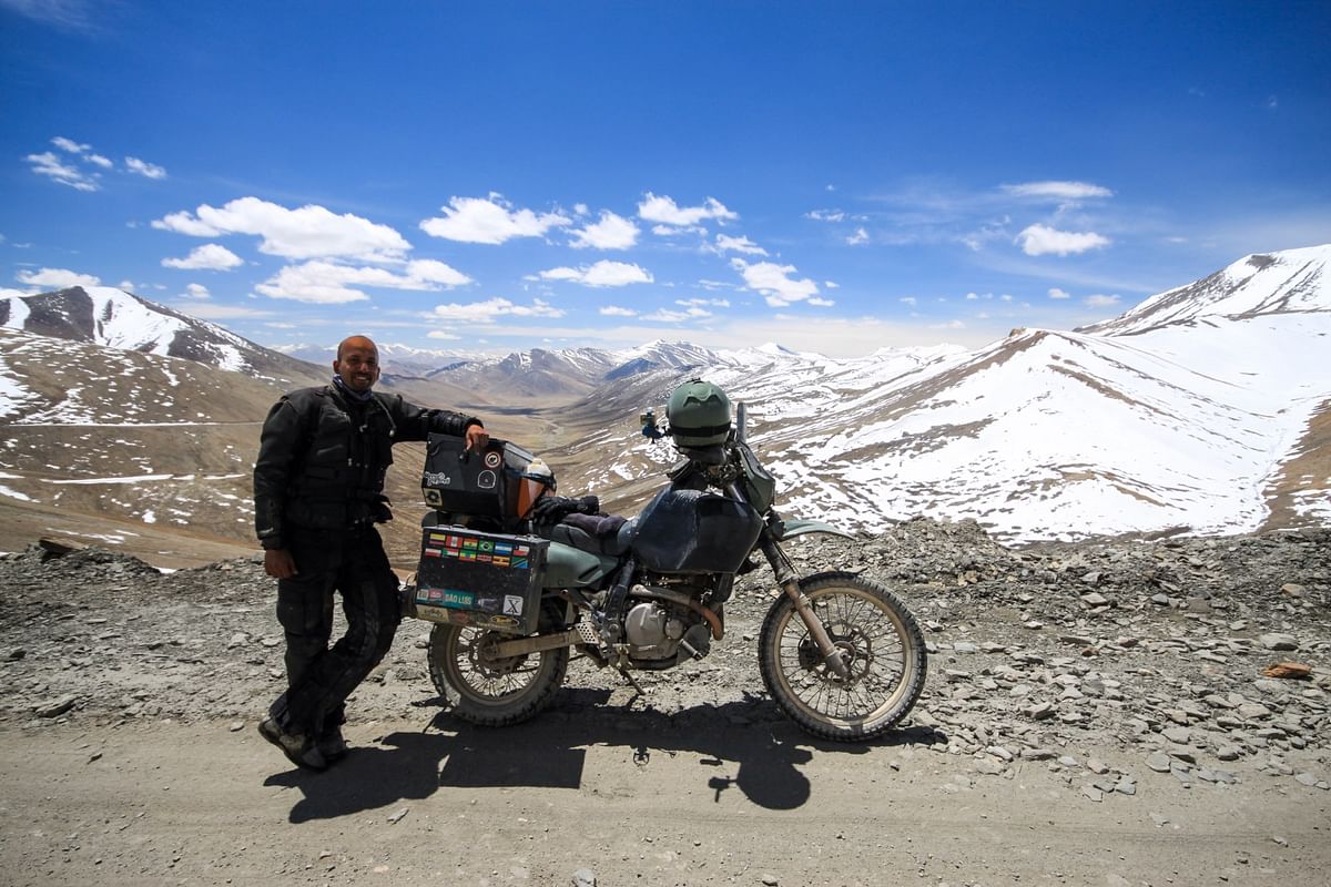 This avid biker just did what we’ve all been dreaming of – taking off around the world, with just a bike for company.