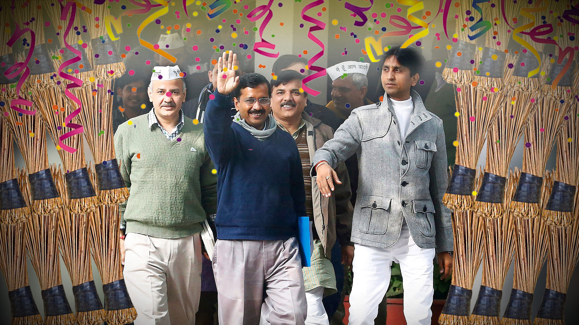 Happy Birthday AAP. (Photo: Reuters/<b>The Quint</b>)