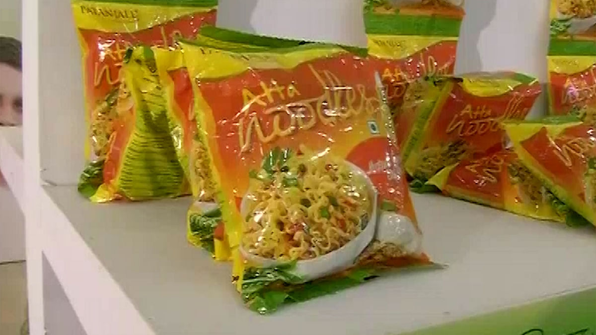 The money has been given to set up a food processing unit in Indore for Patanjali products. 