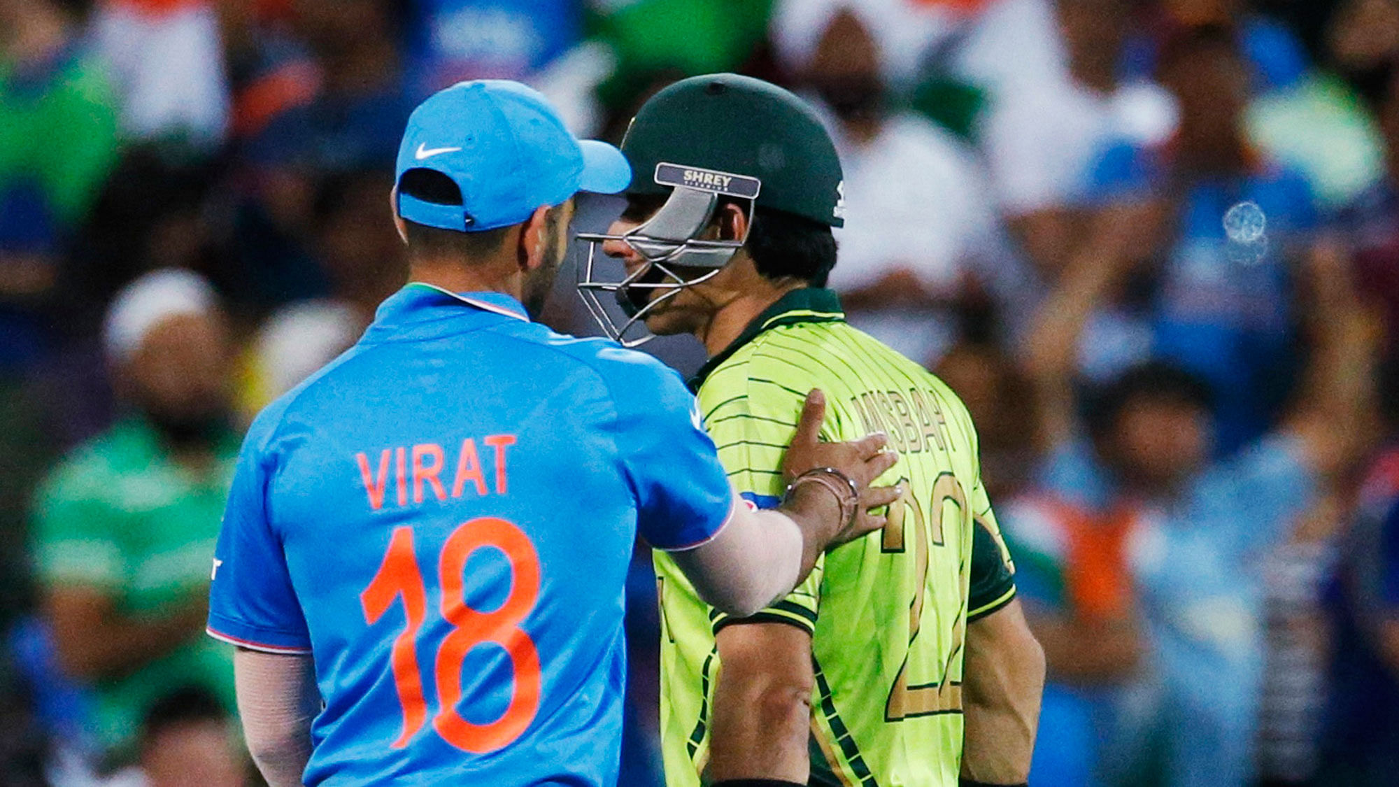 India last played Pakistan at the ICC World Cup earlier this year. (Photo: AP)