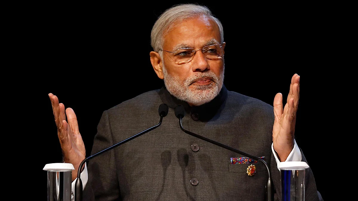 Prime Minister Narendra Modi speaking at the ASEAN summit in Kuala Lumpur. (Photo: AP)