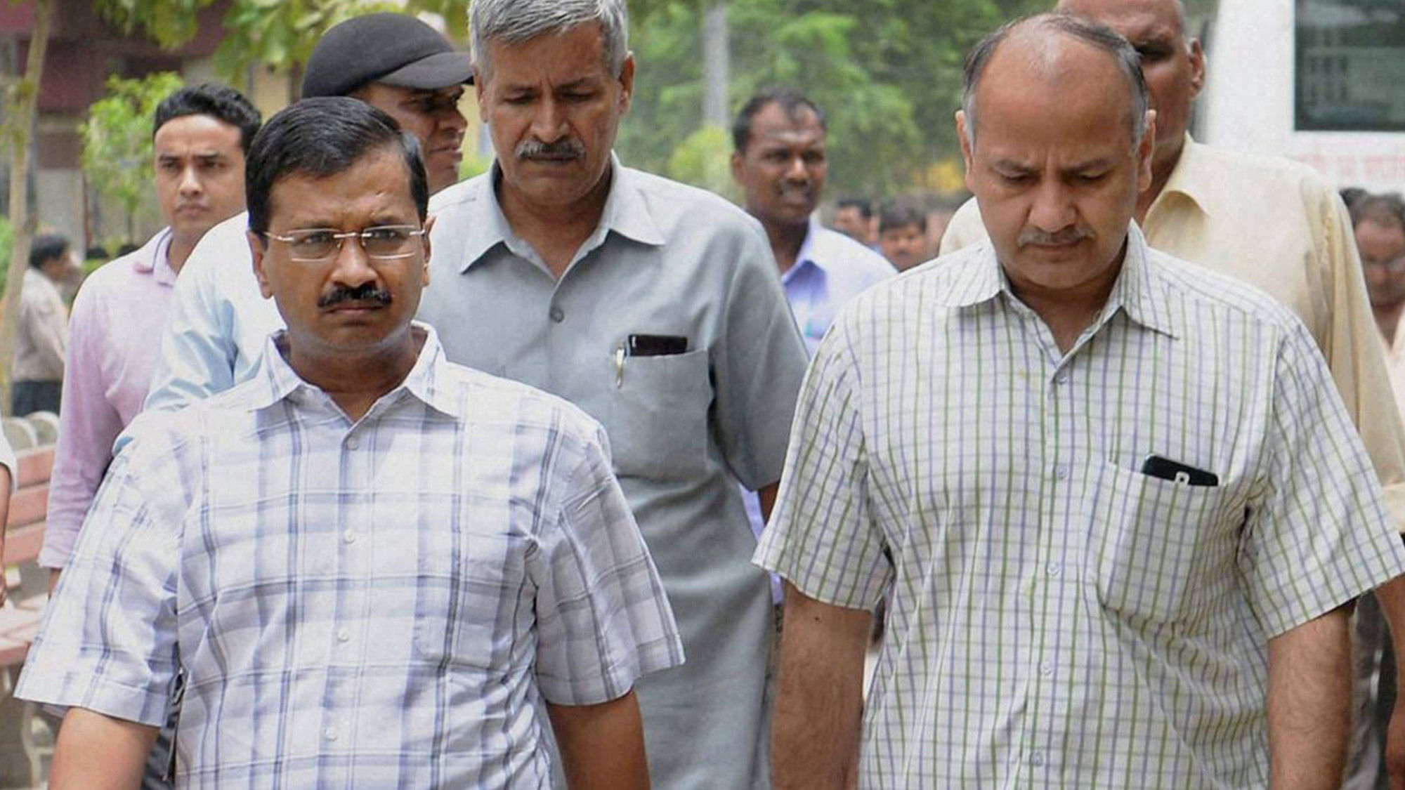 Delhi Chief Minister Arvind Kejriwal (left) and Deputy Chief Minister Manish Sisodia (right). The AAP government tabled the Jan Lokpal Bill in the Delhi Vidhan Sabha on Monday. (Photo: PTI)