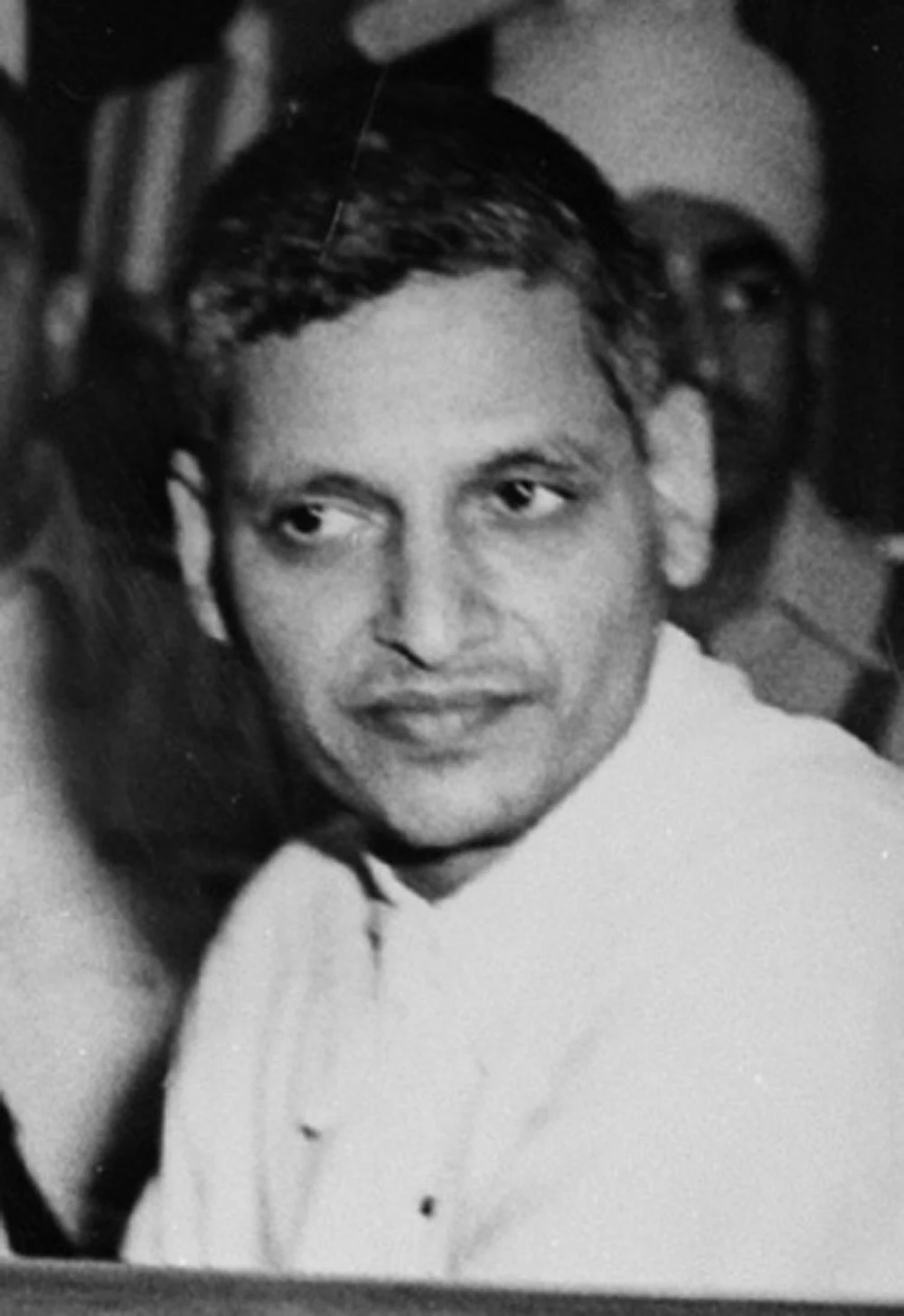 Nathuram Godse at his trial. (Photo Courtesy: Photos Division, Government of India)
