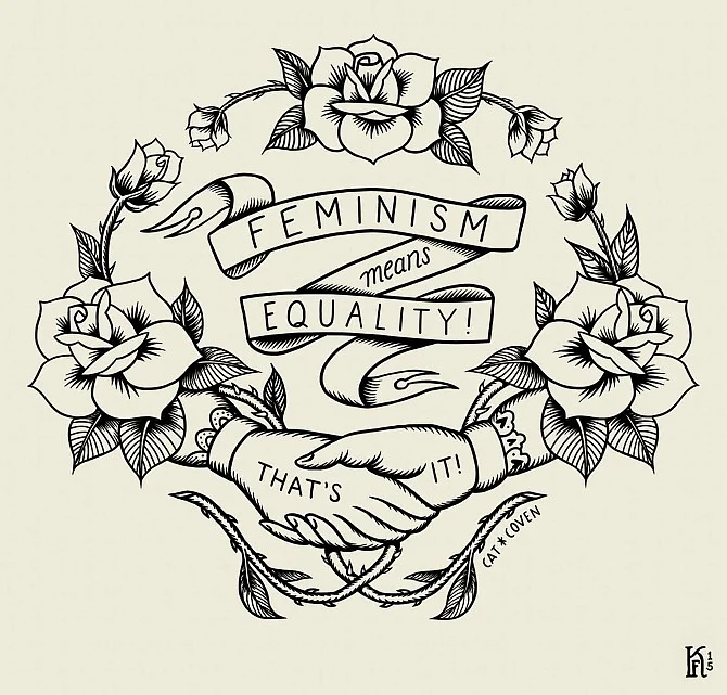 Feminism means equalitym that’s it! (Photo: <a href="http://www.kjerstifaret.com/Feminism-Means-Equality">www.kjerstifaret.com</a>)