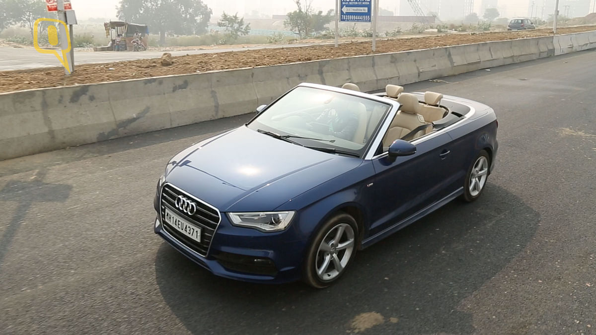 At Rs 44.75 lakh ex-showroom Delhi, the A3 Cabriolet will make you feel like a rockstar.