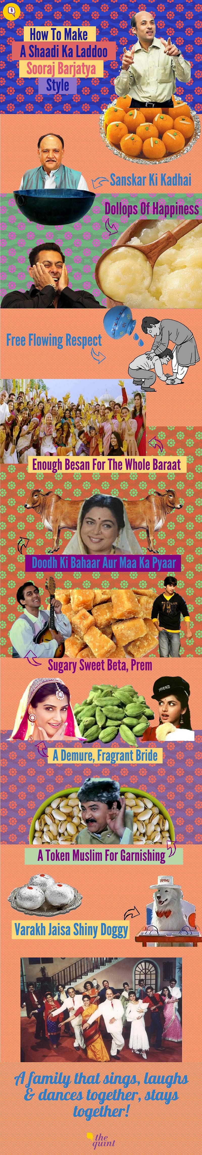 We share with you the filmmaker’s secret recipe for making perfect filmi weddings and laddoos. 
