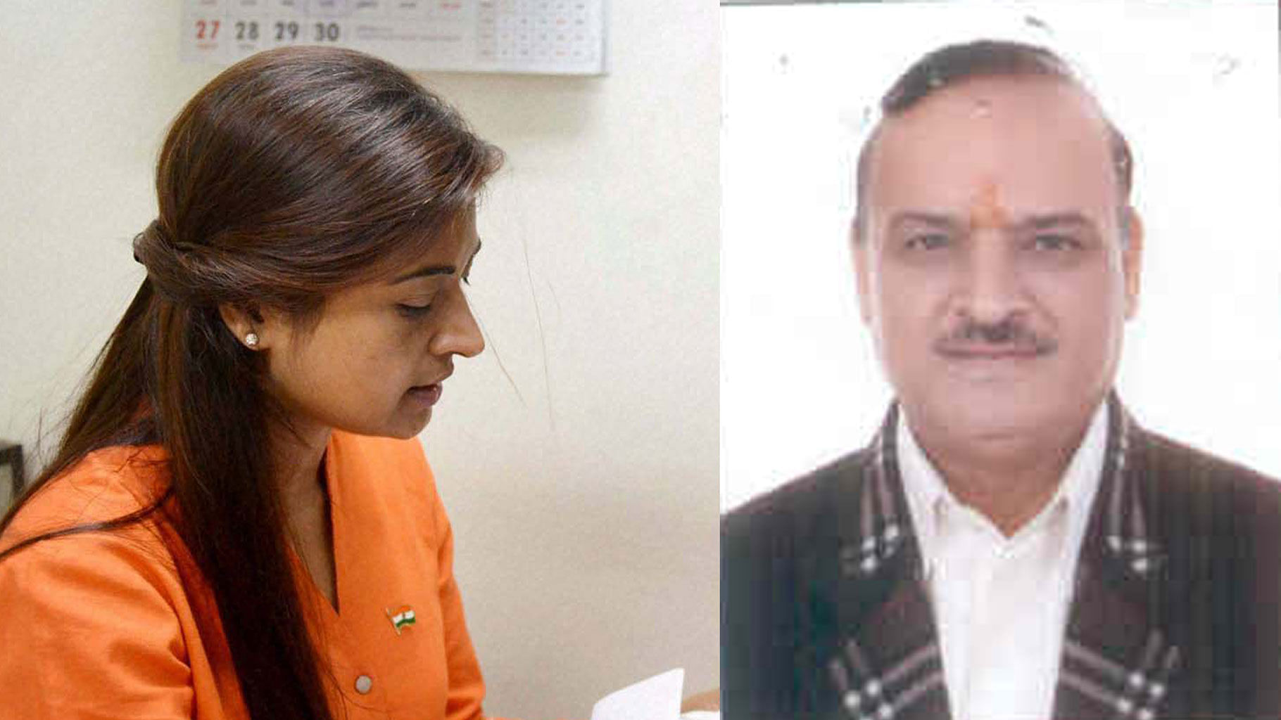 BJP leader OP Sharma (right) suspended from Delhi Assembly for sexist remarks. (Photo Courtesy: <a href="http://delhiassembly.nic.in/aspfile/whos_who/VIthAssembly/WhosWho/OmPrakashSharma.htm">Delhi Legislative Assembly</a>)