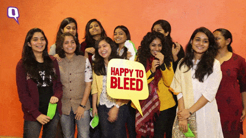 Watch these young women tell us why they are #HappyToBleed.
