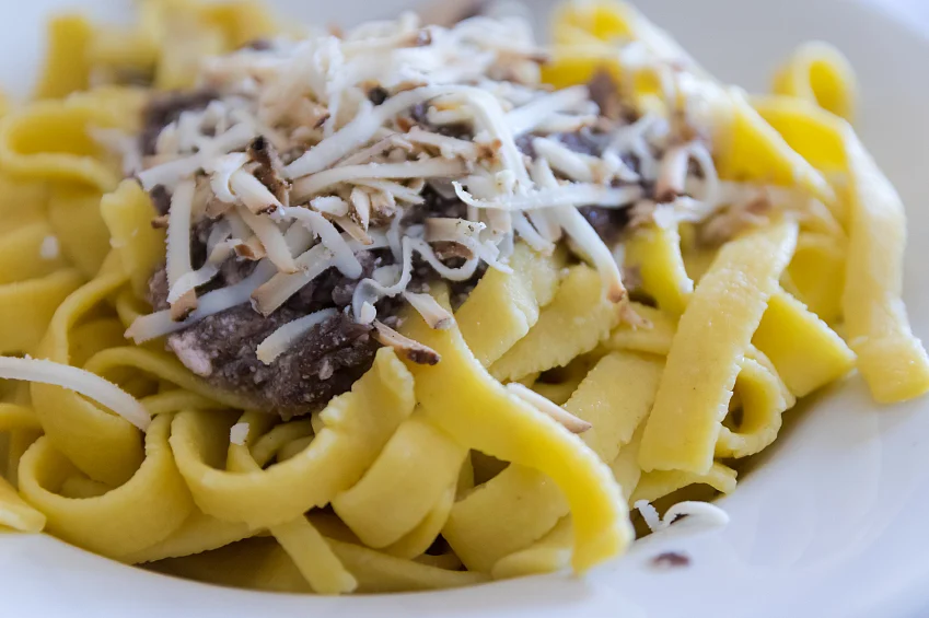 The creamy pasta could turn even the most hardened of carnivores into a vegan. 