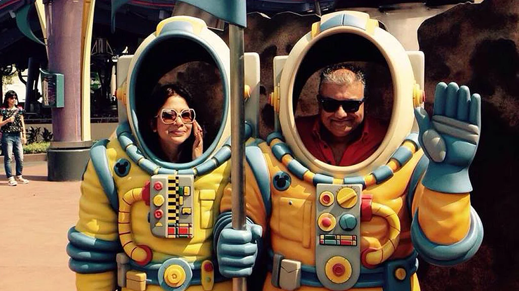 Peter and Indrani Mukerjea. (Photo Courtesy: Facebook)
