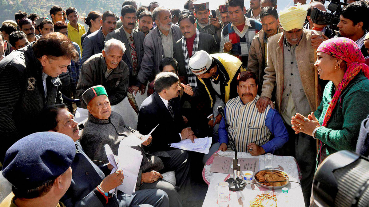 Himachal Pradesh CM Virbhadra Singh has dubbed the ED order as “Holi gift”