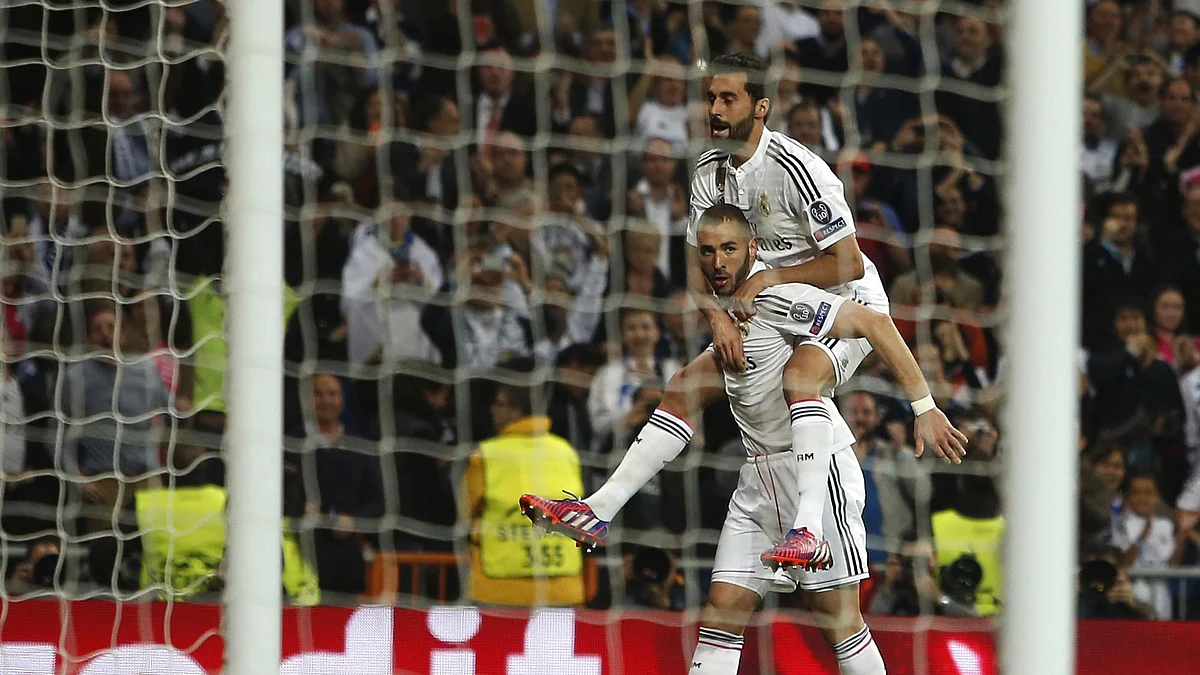 Real Madrid’s Karim Benzema has been out of action with an injury and also due to a sex tape controversy that led him to be briefly detained in France. (Photo: AP)