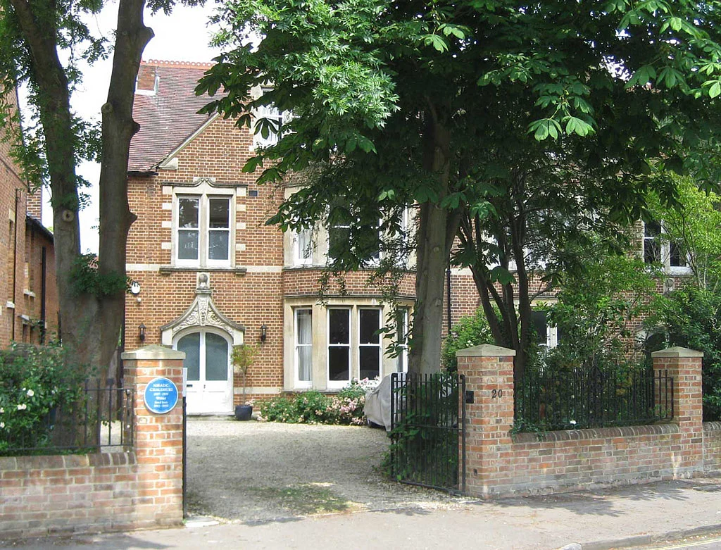 20 Lathbury Road, the former home of Nirad Chaudhuri in Oxford, England where he passed away.
