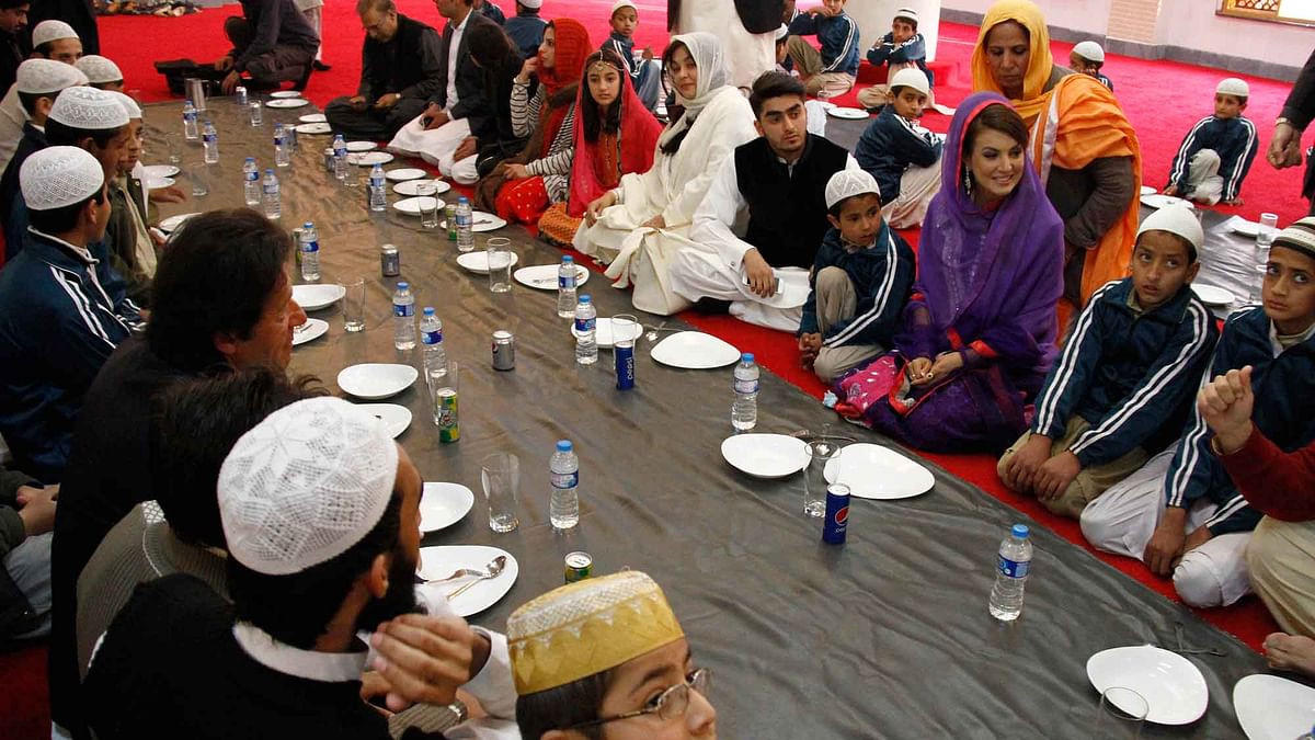 Reham told Sunday Times that guests in Imran’s home were never fed and he was surviving on “one chapati a day”.