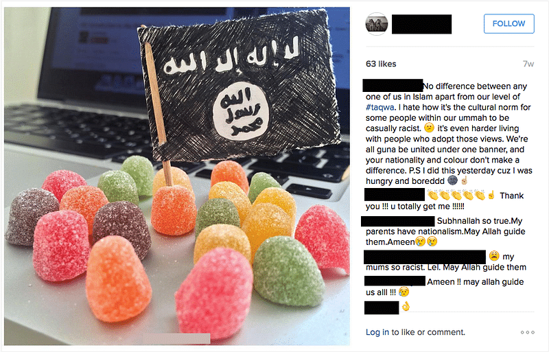 How ISIS supporters are amplifying their message on Instagram. 