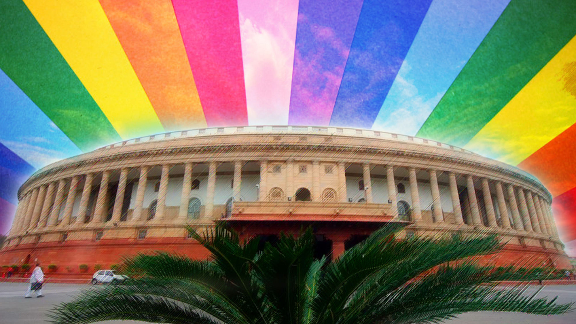 India is still a long way to muster enough legislative support to decriminalise homosexuality. (Photo altered by <b>The Quint</b>) 