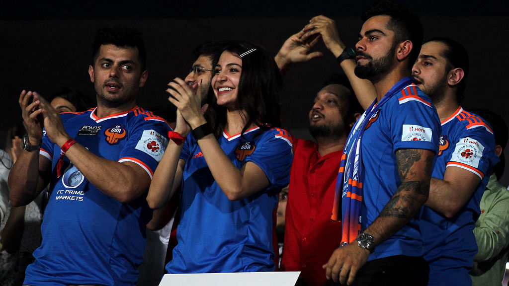 Take a look at the numerous reactions by Virat Kohli during the ISL final between Chennai and Goa on Sunday.