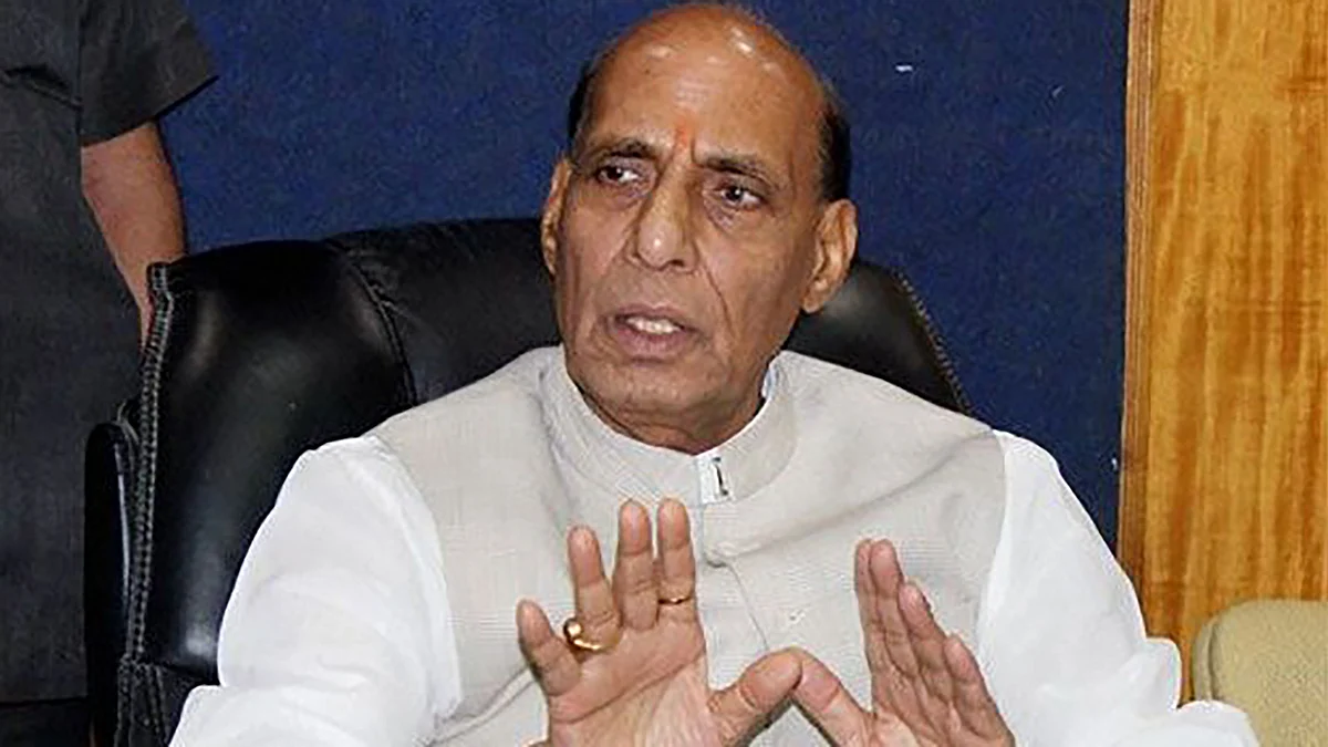 Union Home Minister Rajnath Singh.