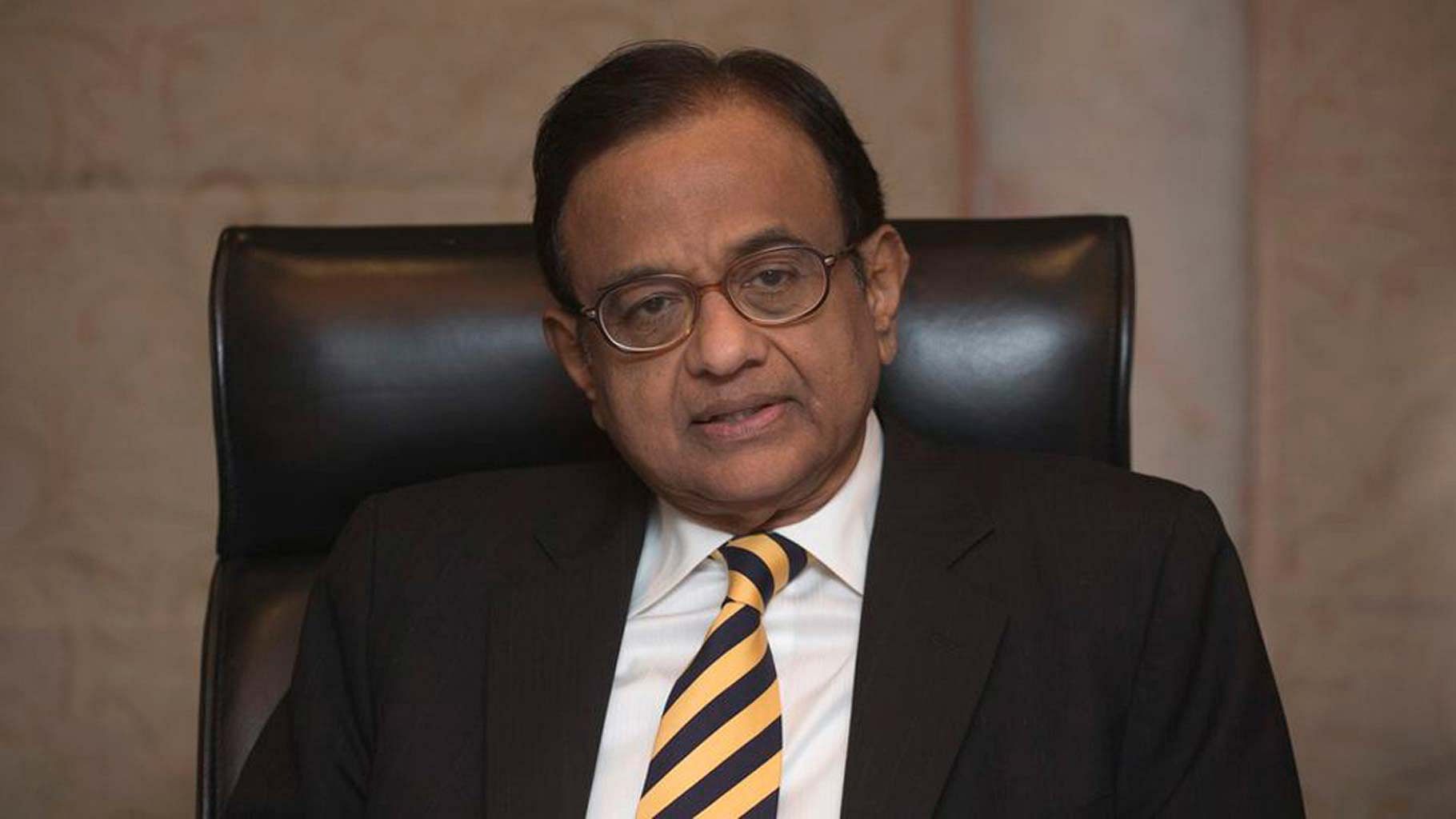 Former finance minister P Chidambaram.