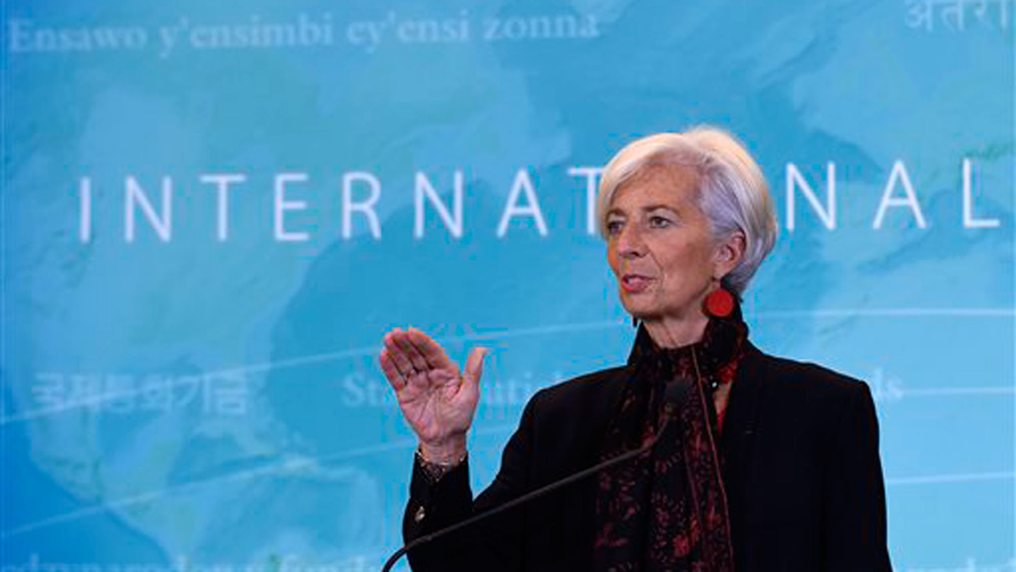 International Monetary Fund (IMF) Managing Director Christine Lagarde.&nbsp;