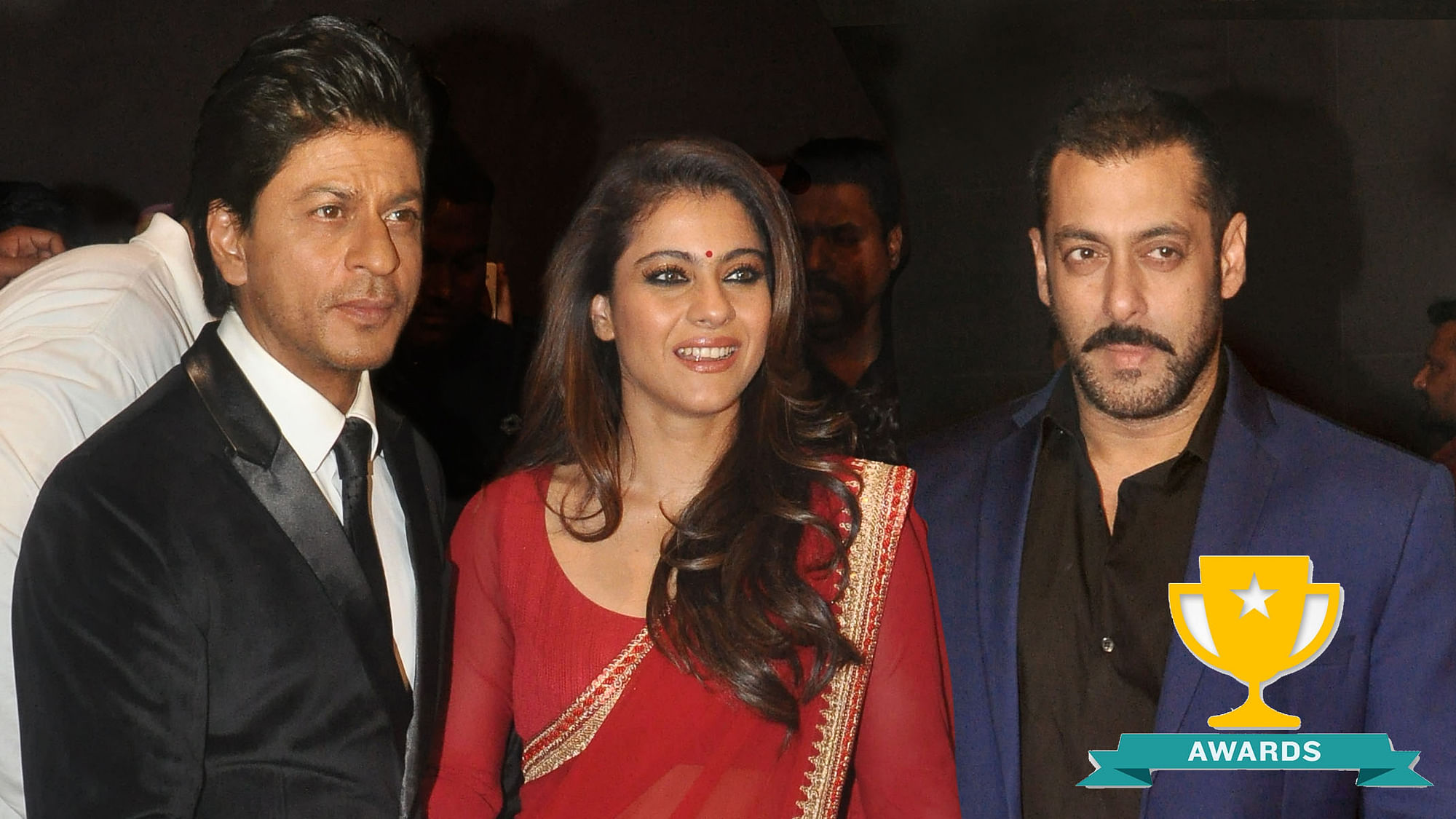 Shah Rukh, Kajol and Salman attend the Stardust Awards 2015 (Photo: Yogen Shah)