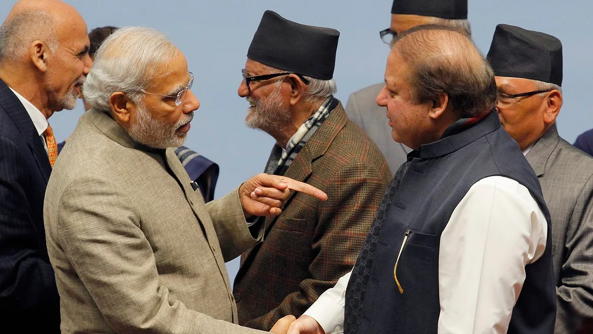 Prime Minister Narendra Modi and Pakistan Prime Minister Nawaz Sharif. (Photo: Reuters)