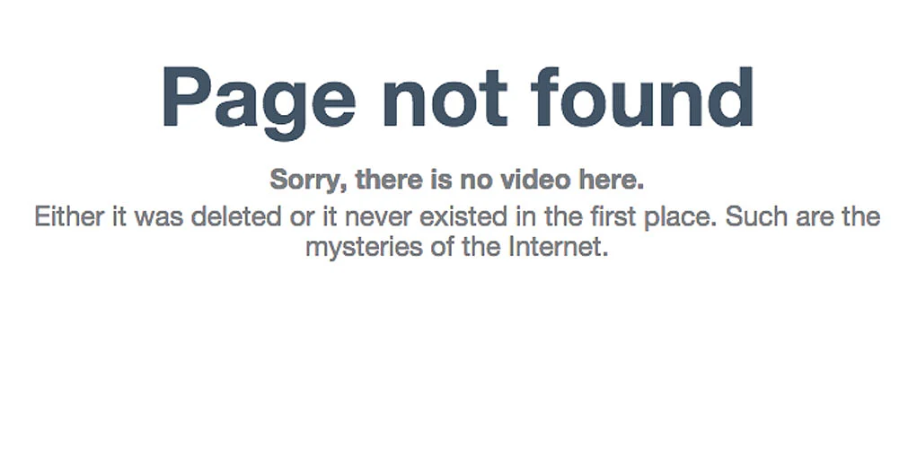 Screenshot from the video sharing website.