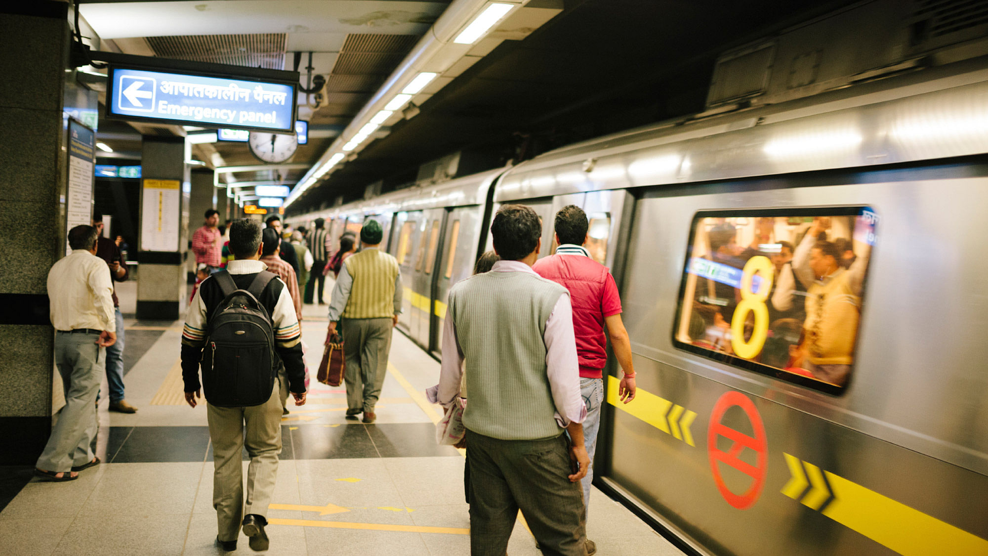 Yellow line of the Delhi metro. Image used for representational purpose.