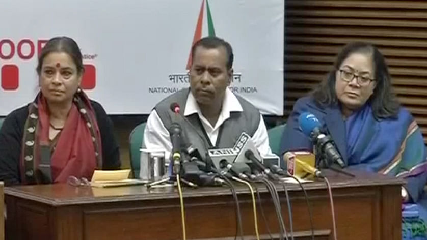 Jyoti’s parents at a press conference. (Photo: ANI screengrab)