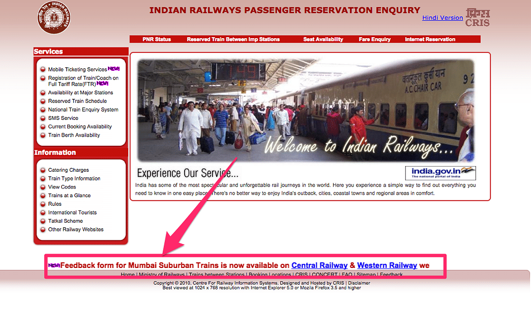 What other ways to reach the Ministry of Railways other than Twitter in times of distress? 