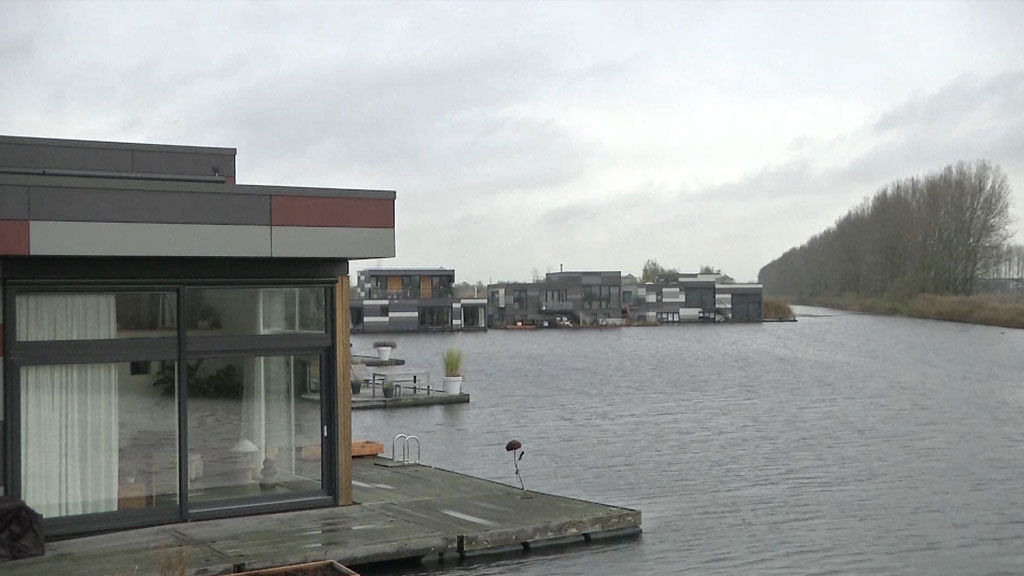 Netherlands is building neighbourhoods that float on water, to beat the problem of shrinking lands and rising sea-level. (Photo: AP screengrab)